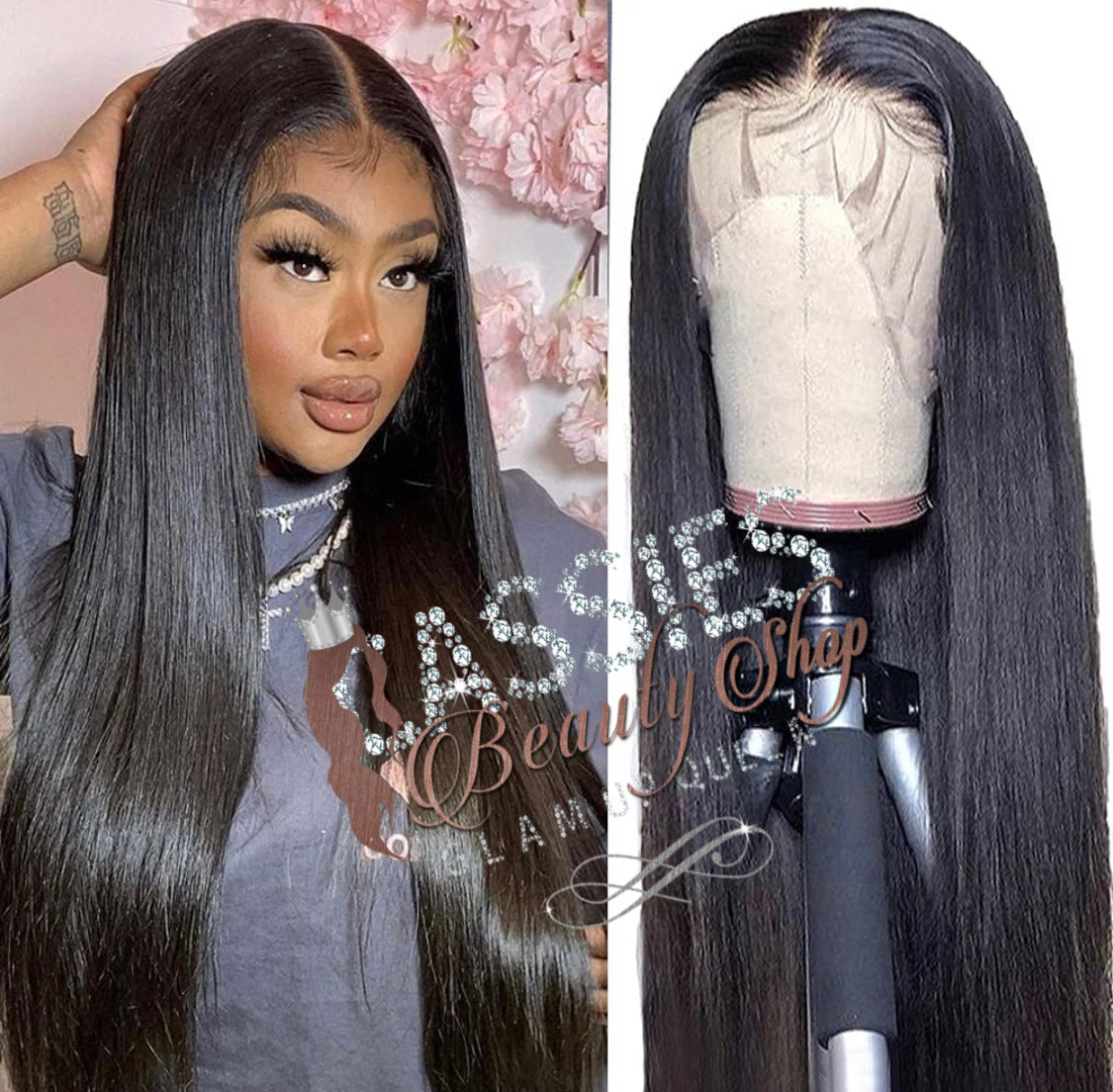 Straight Lace Frontal Human Wigs 13x4 Lace
