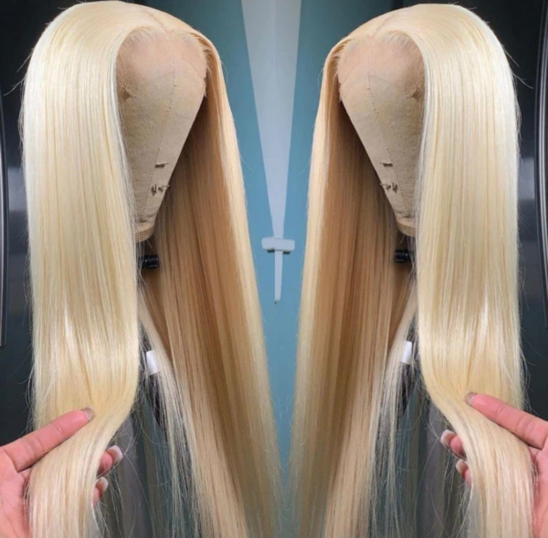 Honey Blonde 613 Straight Hair HD 13x4 Lace Front Wigs Real Human Hair Lace Wigs